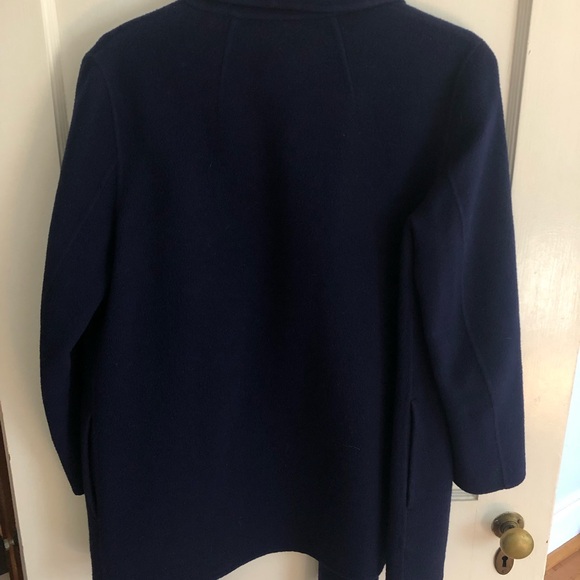 GUC Theory Clairene Shawl Jacket Wool Blue M - Picture 3 of 7